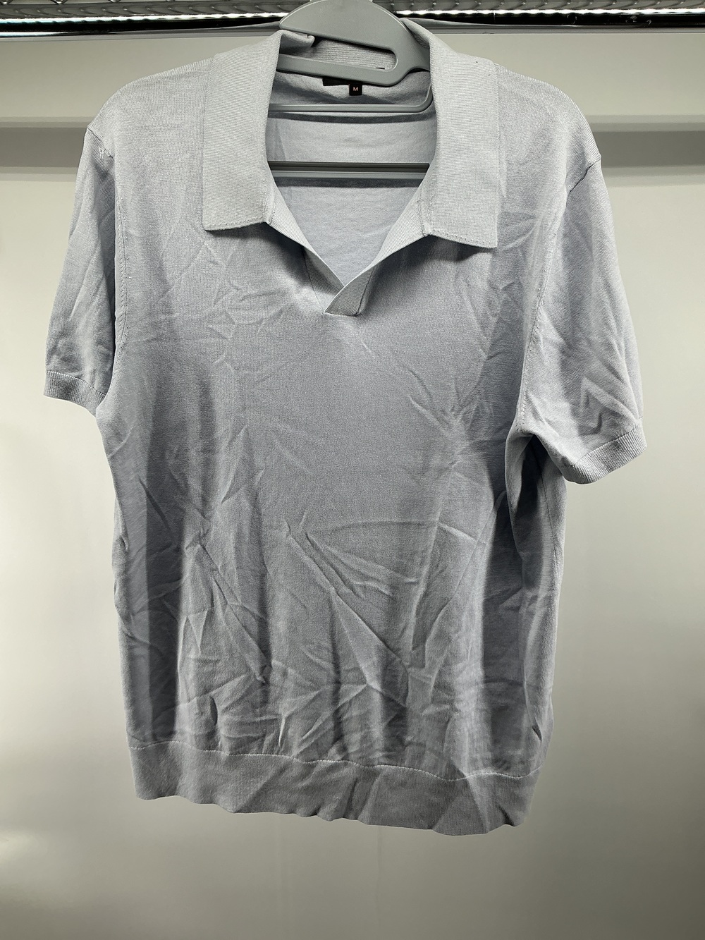 Cotton-Silk Johnny Collar Polo